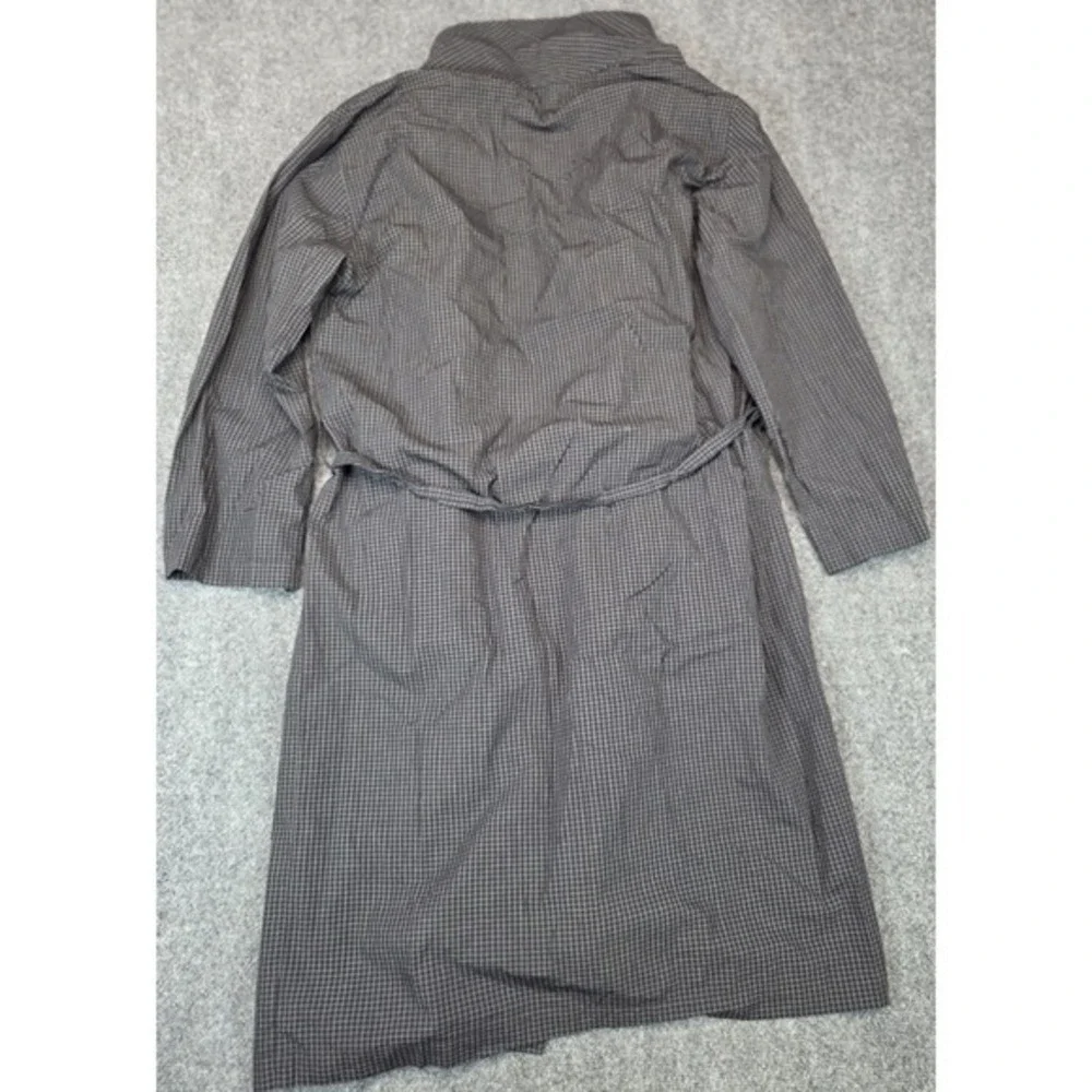 Polo Ralph Lauren Sleepwear Robe Mens Small Black Checkered Cotton